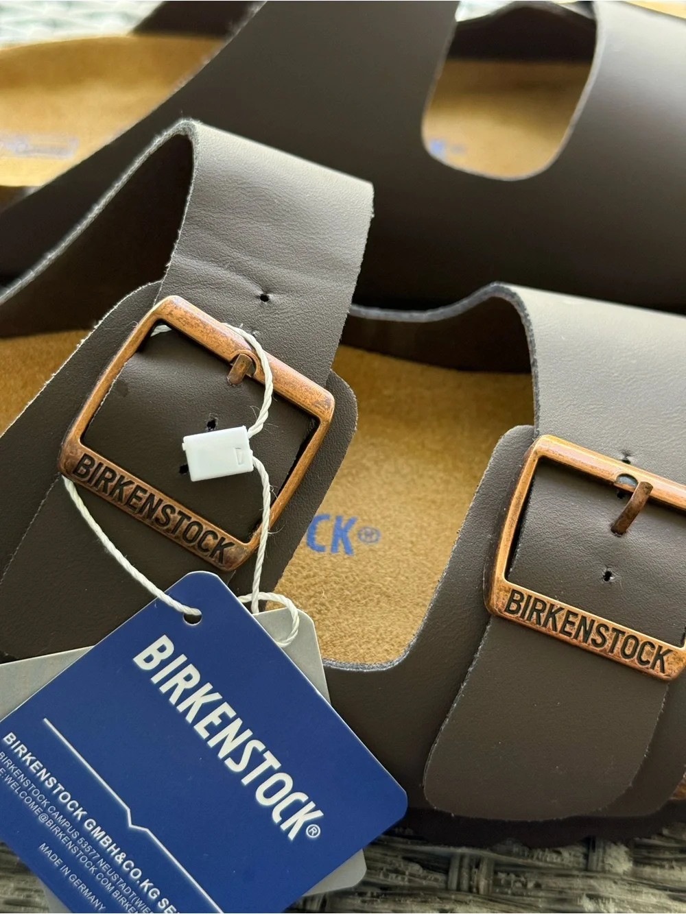 Birkenstock , Brown Regular Arizona Birko-Flor Sandals size 41